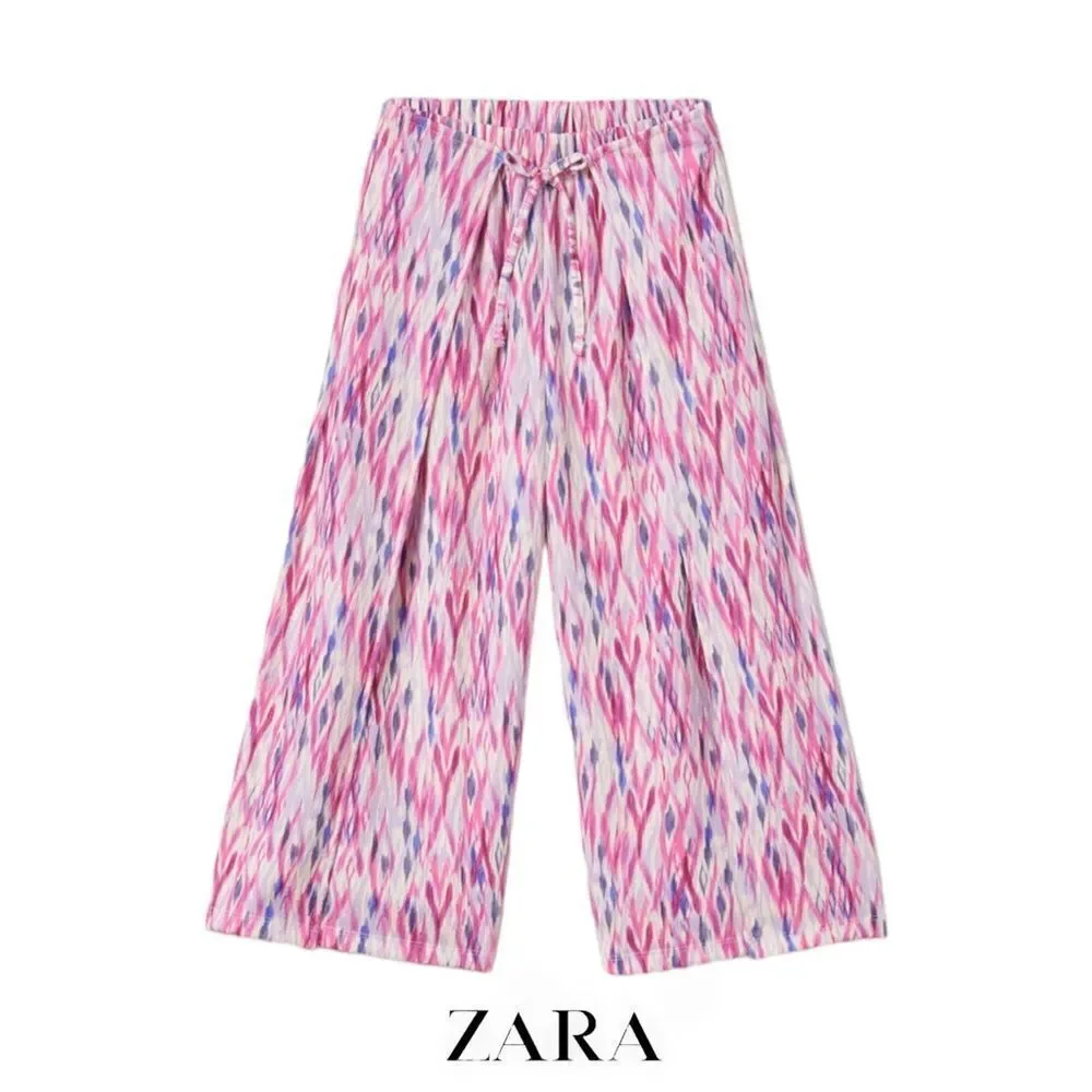 ZARA Kids | Pinks | FLOWY PRINTED PANTS